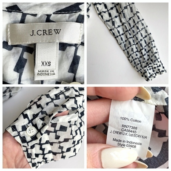J. Crew Cubist Houndstooth Tunic Cover-Up - Picture 10 of 10